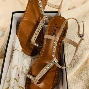 Studded Toe Sandals